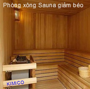 Phòng xông khô sauna giảm béo máy Gunsan 6-9Kw Y Khoa Kim Minh